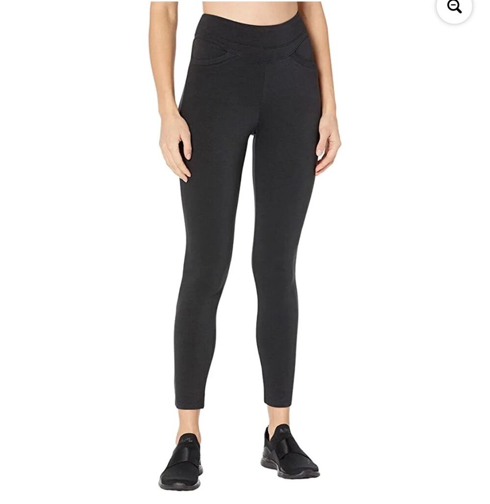 Prana Luxury Monte Baldo Leggings Black XS High Rise Performance Fit pockets